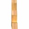 Ekena Millwork Saratoga Rough Sawn Timber Gable Bracket, Western Red Cedar, 48"W x 32"H x 6"D x 6"F, 16/12 Pitch GBW048X32X0606SAR00RWR - alternate 2